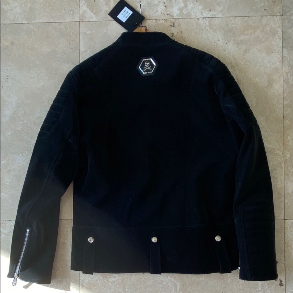Microsuede Biker Jacket - Picture 2 of 4